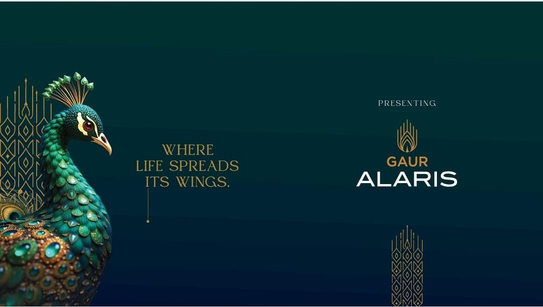 Gaur Alaris — peacock-inspired landscape at night